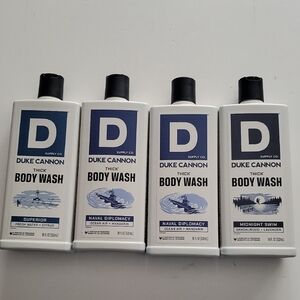 Duke Cannon Thick Body Wash Set - Blue and Black